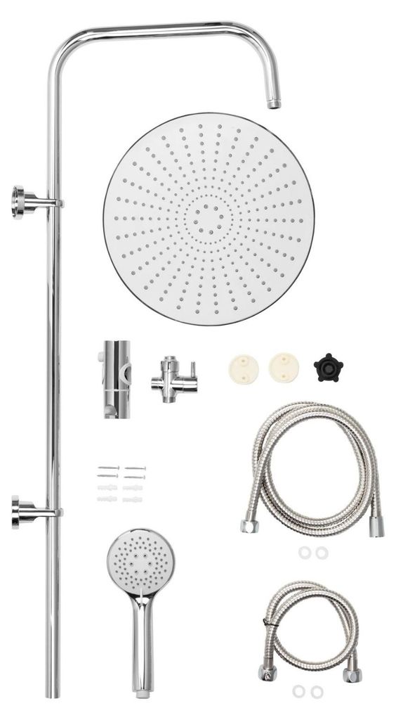 Livarno Home Regendusche Duschsystem XXL Kopfbrause Produktbild 