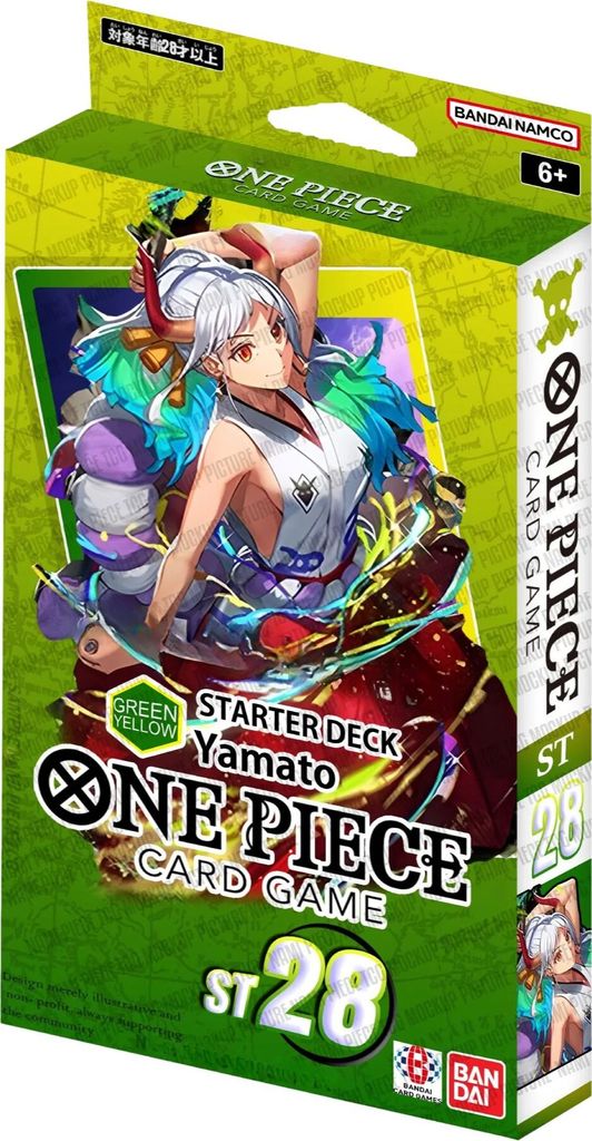 One Piece Card Game ST28 GREEN YELLOW Yamato Starter Deck Produktbild 