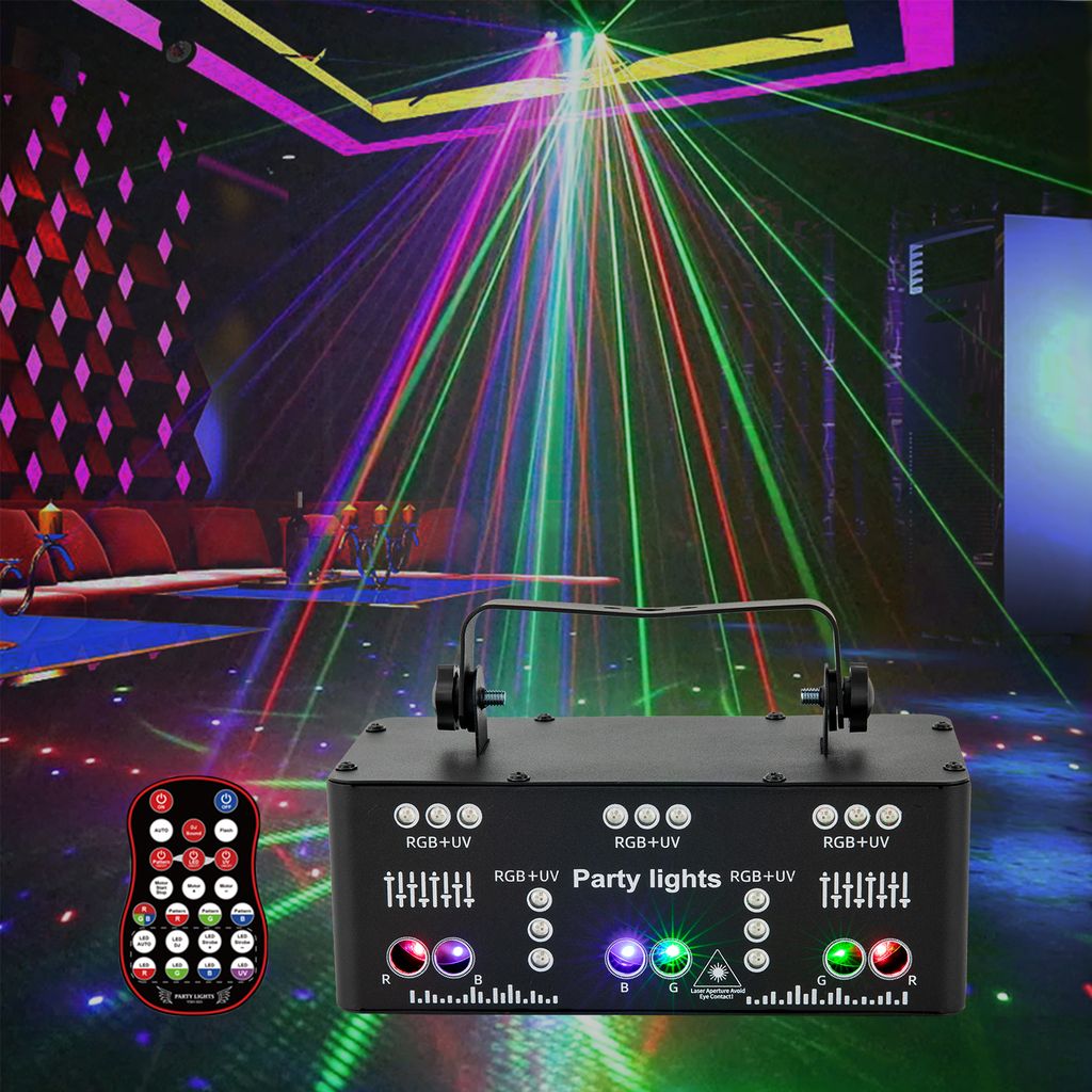 Kaufe Auto Innen Projektor Licht DJ RGB Atmosphäre Lichter Bunte Musik USB  Party Karaoke Licht Mini Projektion Umgebungs Licht