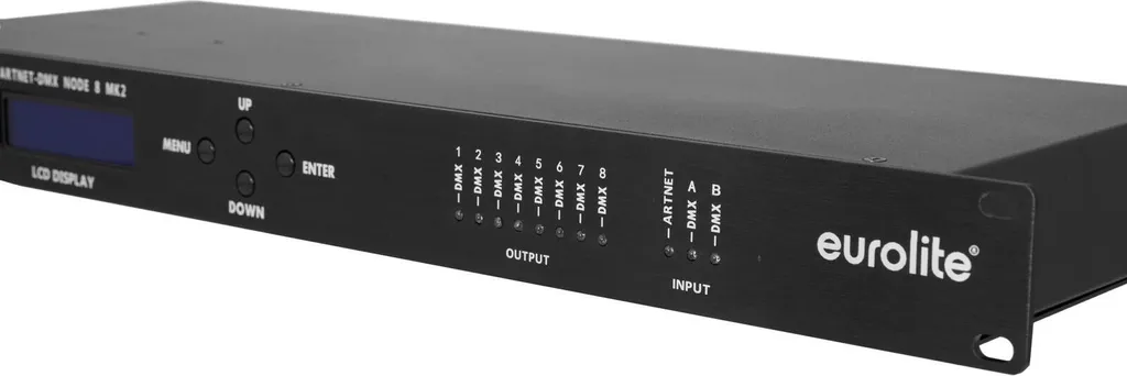 EUROLITE Art-Net-DMX Node 8 MK2 70064843 Interface DMX Ethernet