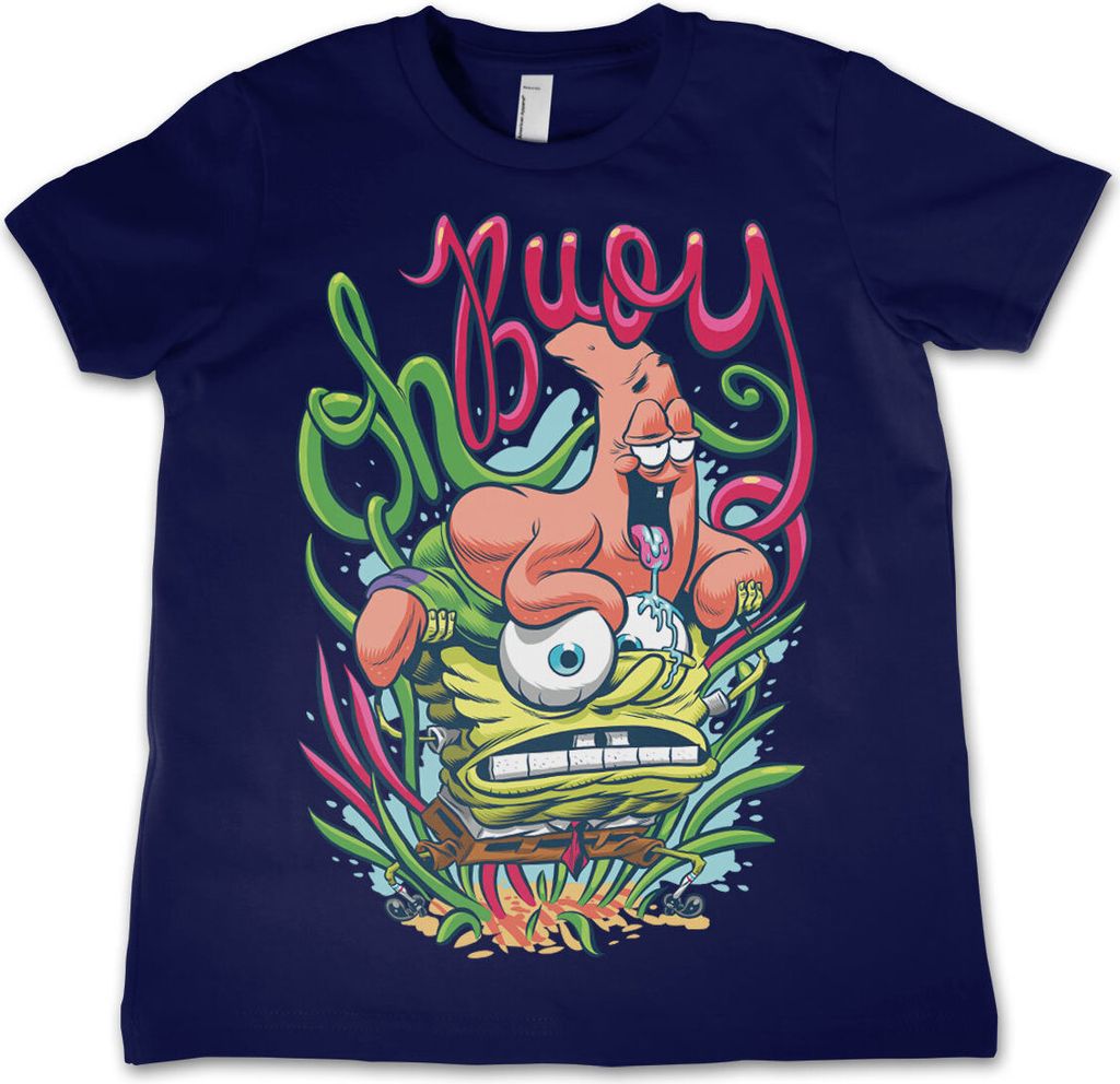 SpongeBob Oh Boy Kids T-Shirt - 6Years-S - Navy Produktbild 