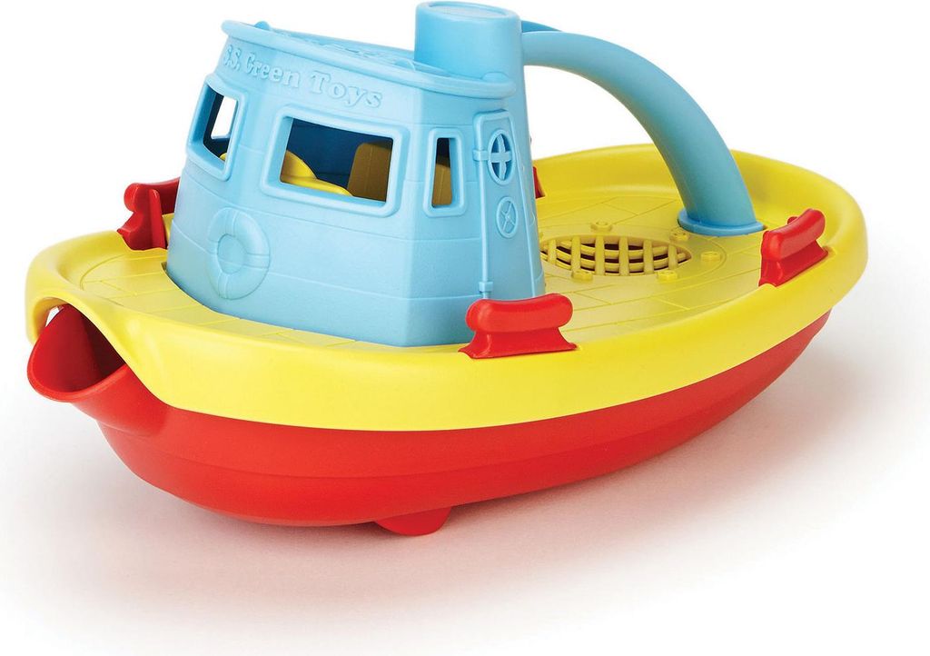Green Toys Schleppboot – Blau/Gelb Produktbild 