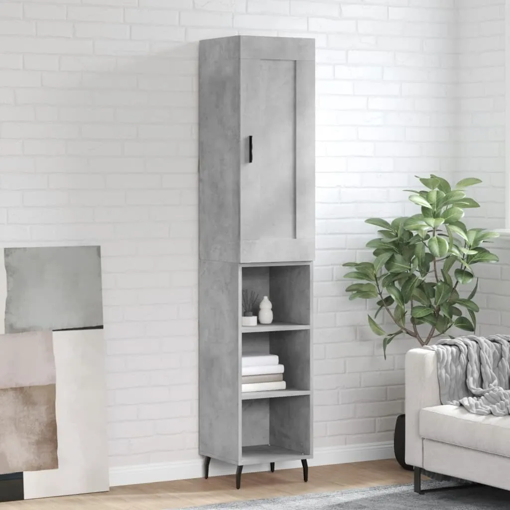 Mobile Credenza 180cm Salvaspazio Grigio Cemento | Maison Exclusive