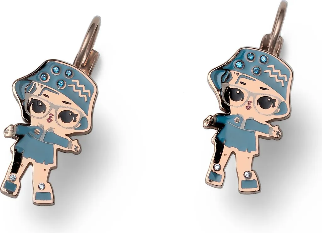 Boucles d'oreilles LOL Aquarius : Bijoux Signe Astrologique Verseau