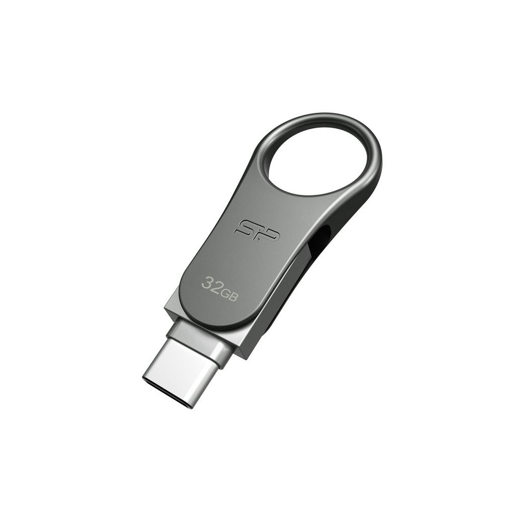 Silicon Power USB-Stick 32GB USB3.0 C80 Silver Type C-Ready