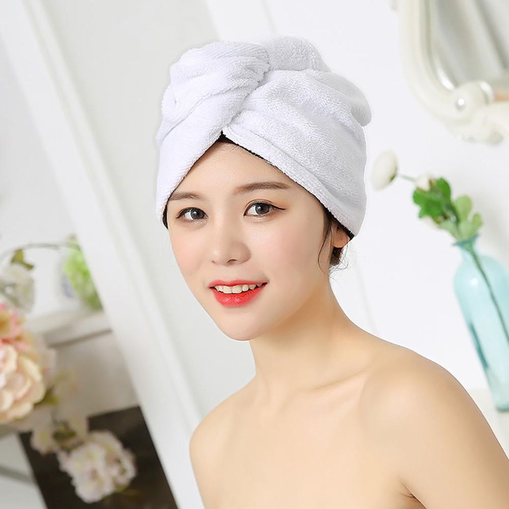 Quick Hair Dry Mikrofaser Handtuch Hair Magic Drying Turban Wrap Hat Spa Home Bathing Hair Dry