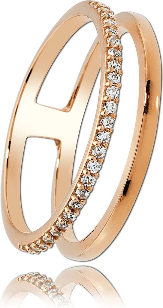 Balia Ring Damen Gold 333 54 17,2 rose, weiß Ringschmuck D2BGR015R54
