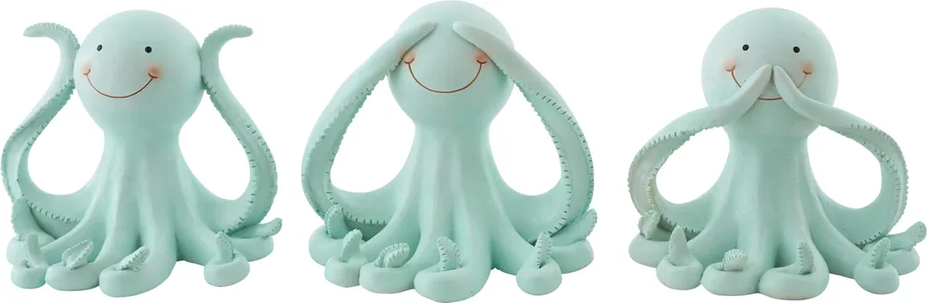 Cadeau Déco Original Pieuvres J-Line pour Personnaliser votre Maison