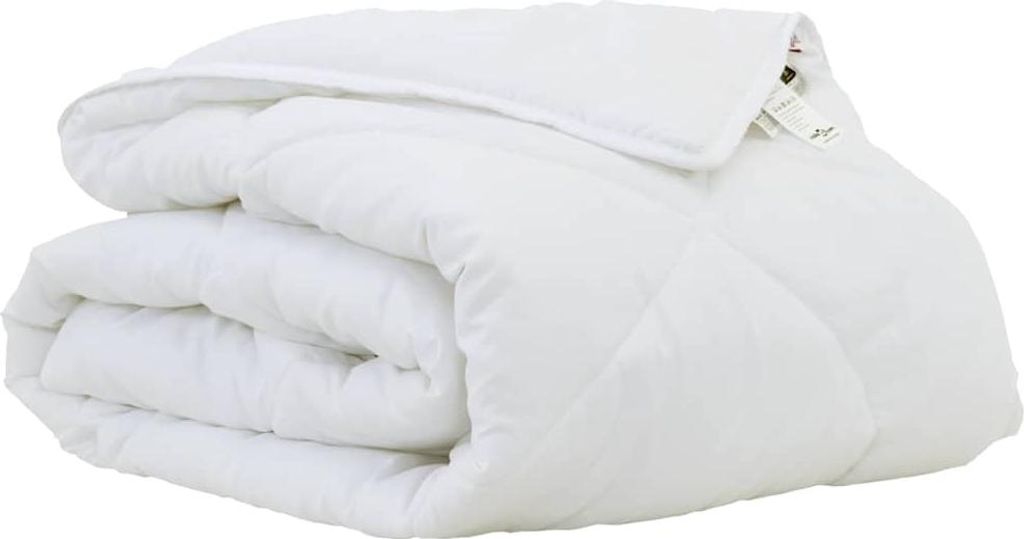 Bettdecke Weiß 200 x 155 x 4 cm Polyester