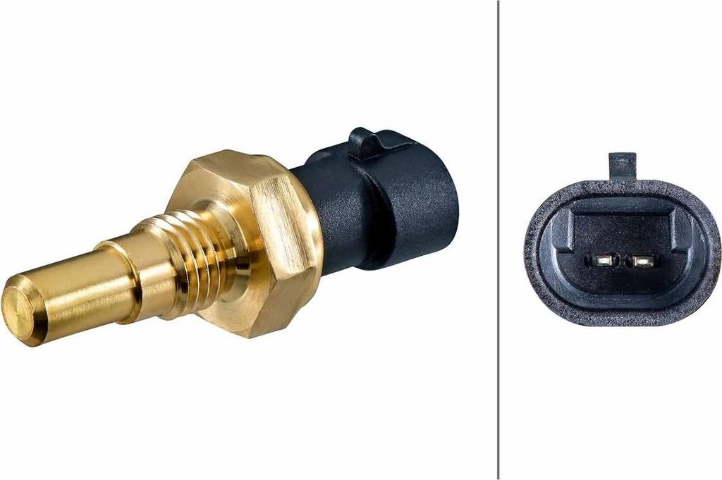 Sensor Kühlmitteltemperatur geschraubt 2-polig HELLA für u.a. ROVER 200