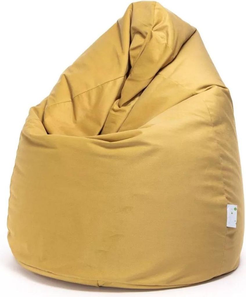 Ecopuf - Sitzsack Bean Bag mit Füllung Größe Giallo A28 XL 85 x 135 cm