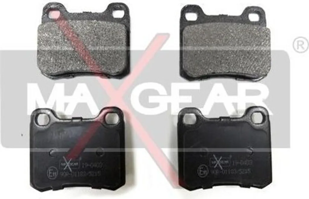 Plaquettes de frein MAXGEAR 19-0403 : longévité et silence pour Classe C