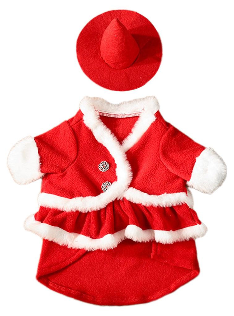 Weihnachtliches Gänse-Outfit für die Veranda: Roter Rock mit Hut, Outdoor-Gänse-Weihnachtskostüm-Accessoire für 17-Zoll- oder 23-Zoll-Gänsefi...