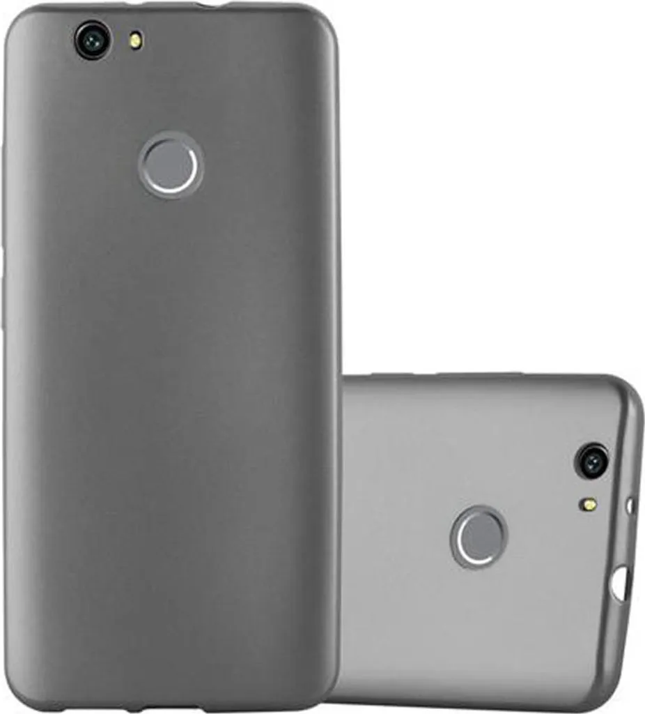 Cadorabo copertura protettiva per Huawei NOVA in grigio Custodia per telefono cellulare Custodia in silicone TPU Cover Case