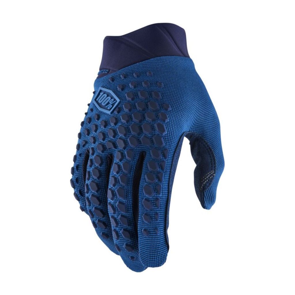 100% SPEEDLAB Langfinger-Fahrradhandschuhe - GEOMATIC - Blau XL