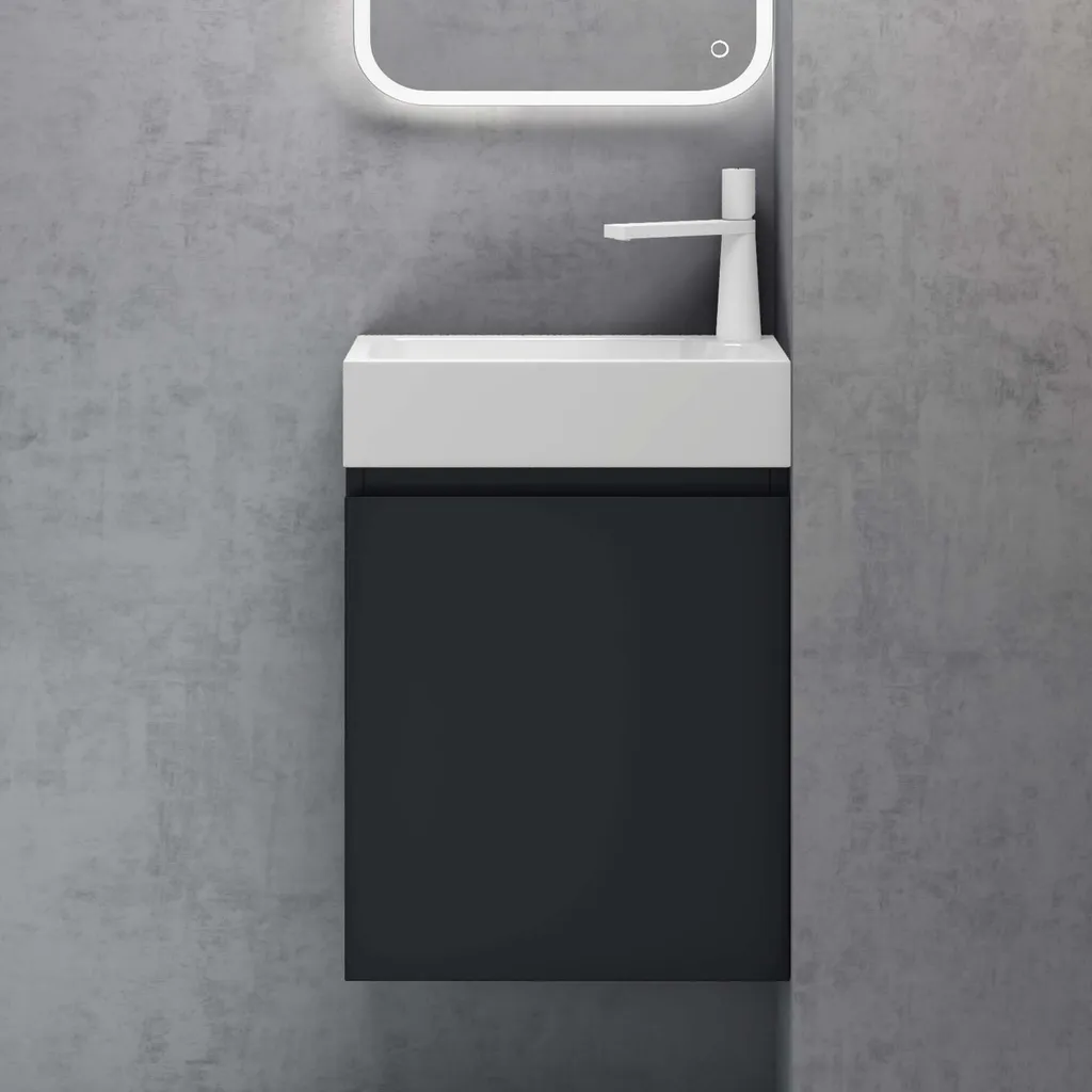 Mobile Bagno Sottolavabo Doporro Pisa02 46cm - Eleganza Antracite