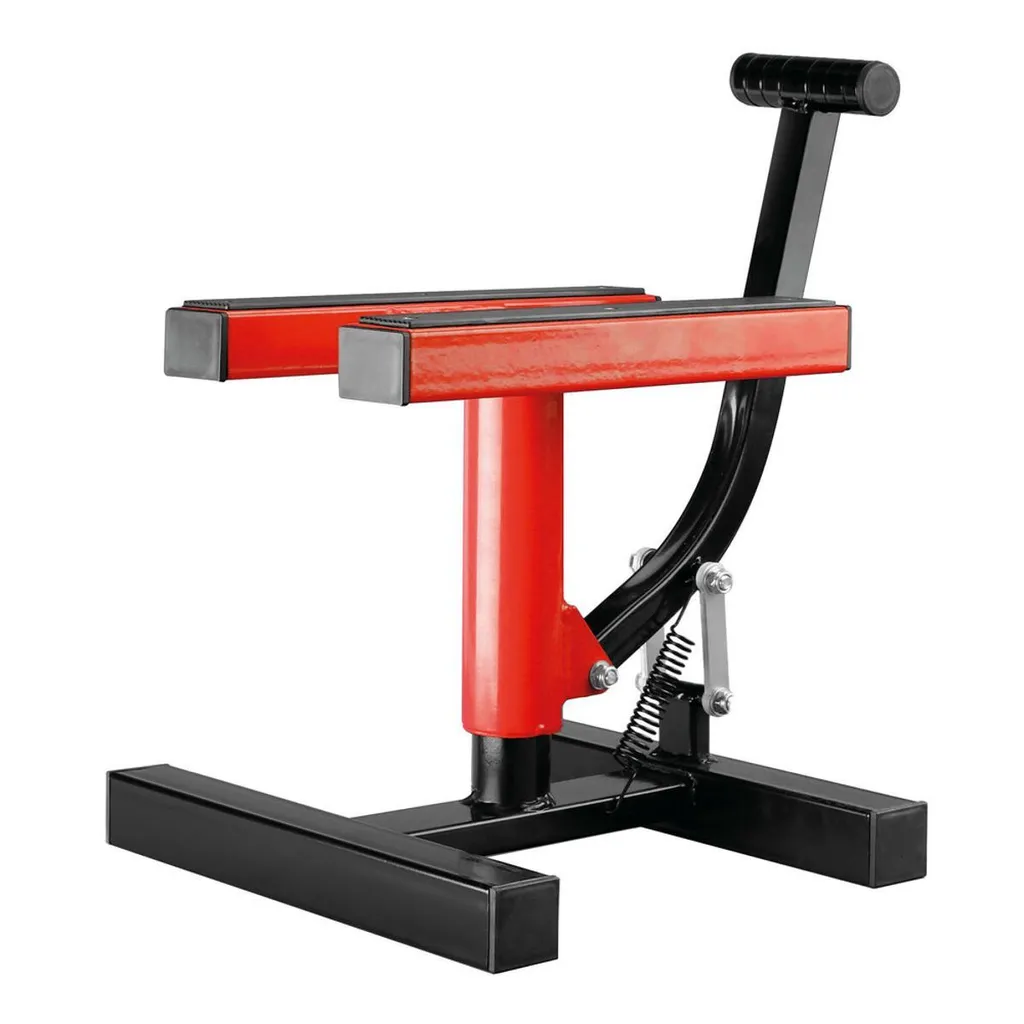 Béquille moto Lampa Cross Lift pour motos Cross et Enduro Rouge