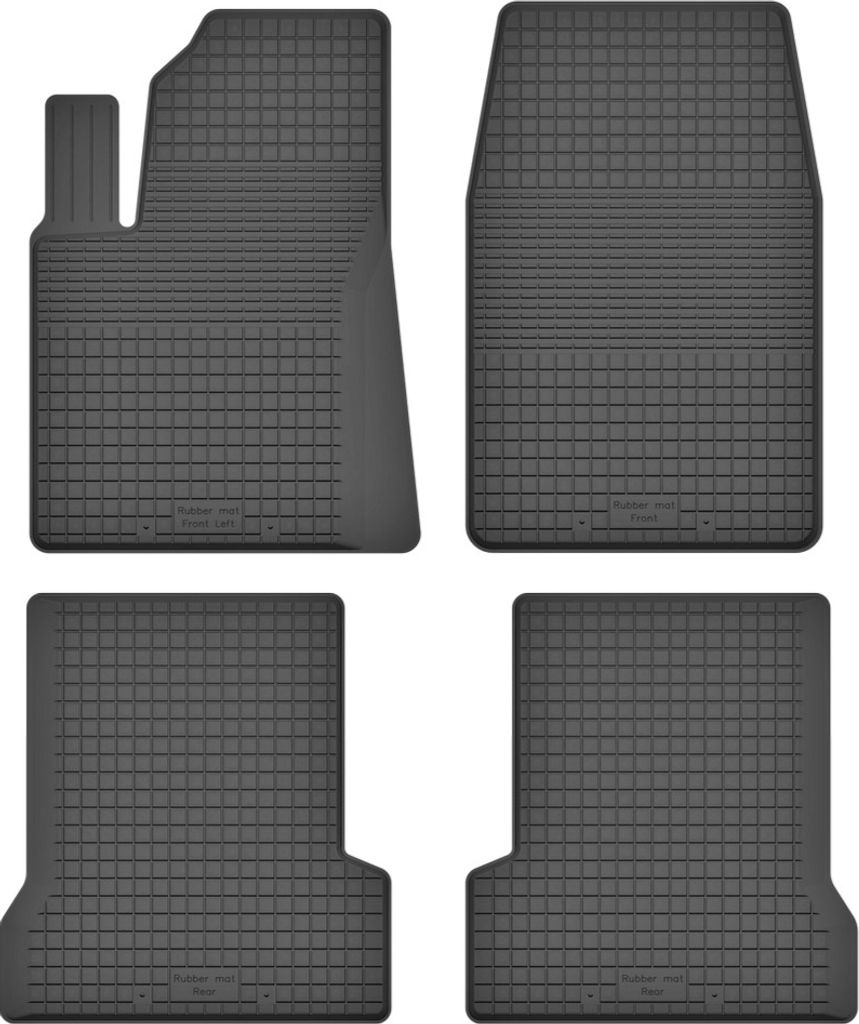 Set di 4 tappetini in gomma, universali per: Ford Fiesta Immagine del prodotto 