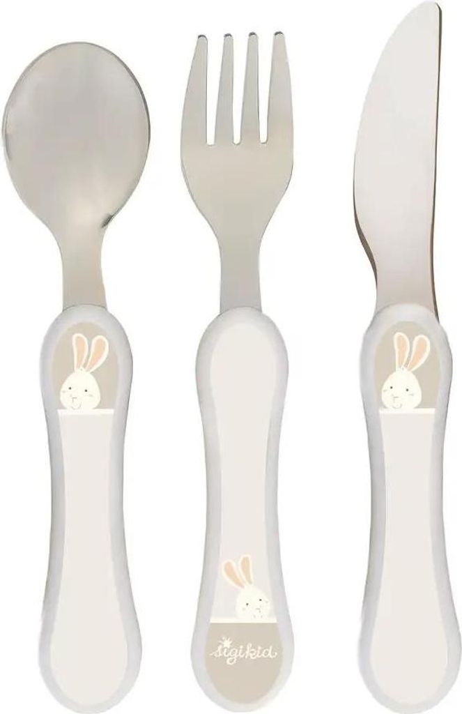 SIGIKID Sigikid Besteck-Set Hase Vanilla