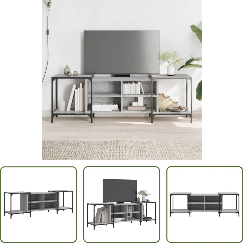 Mobile Porta TV 153 cm Grigio Sonoma | Arredamento Soggiorno in Legno