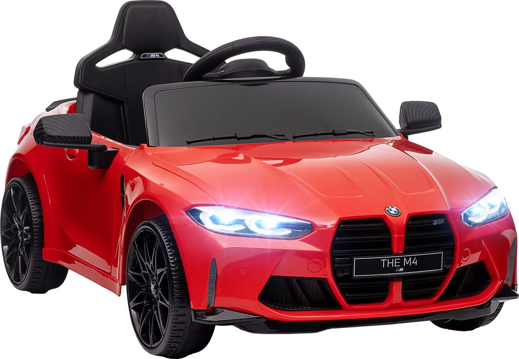 AIYAPLAY Kinder Elektroauto 12V Kinderauto mit 2,4G-Fernbedienung, Federung, Elektrofahrzeug mit MP3, USB, LED-Lichte, Hupe, 3-5 km/h