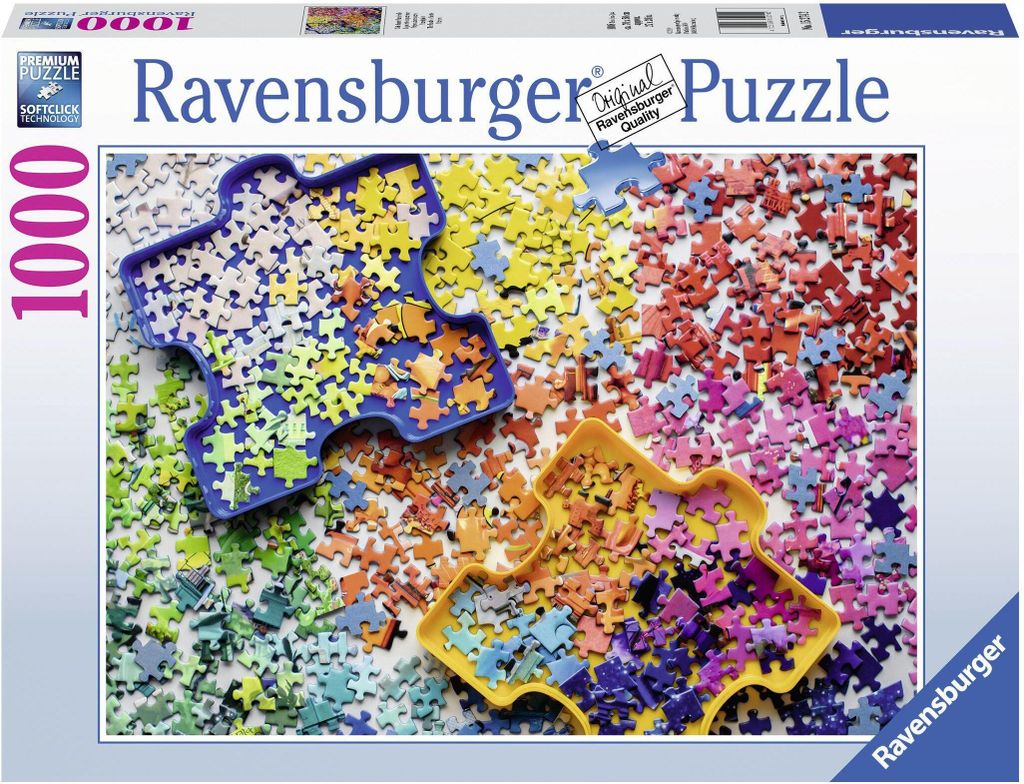 Beaucoup de pièces de puzzle colorées Ravensburger 15274 Image du produit 