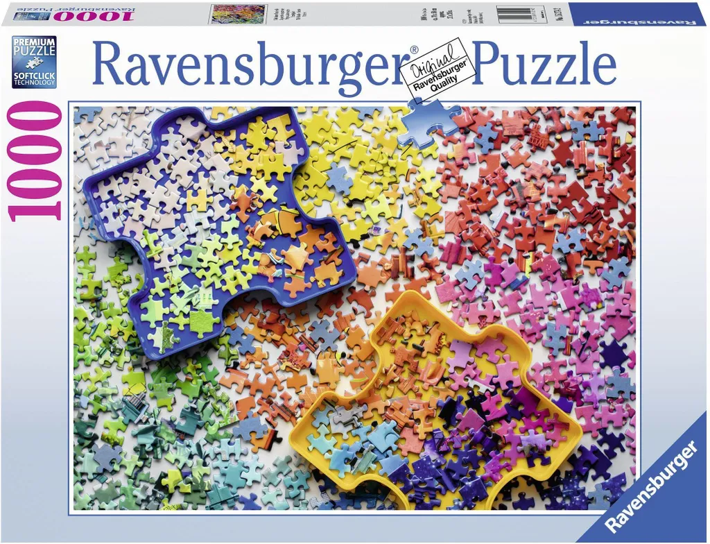 Puzzle 1000 Pièces Très Colorées Ravensburger 15274 Finition Premium