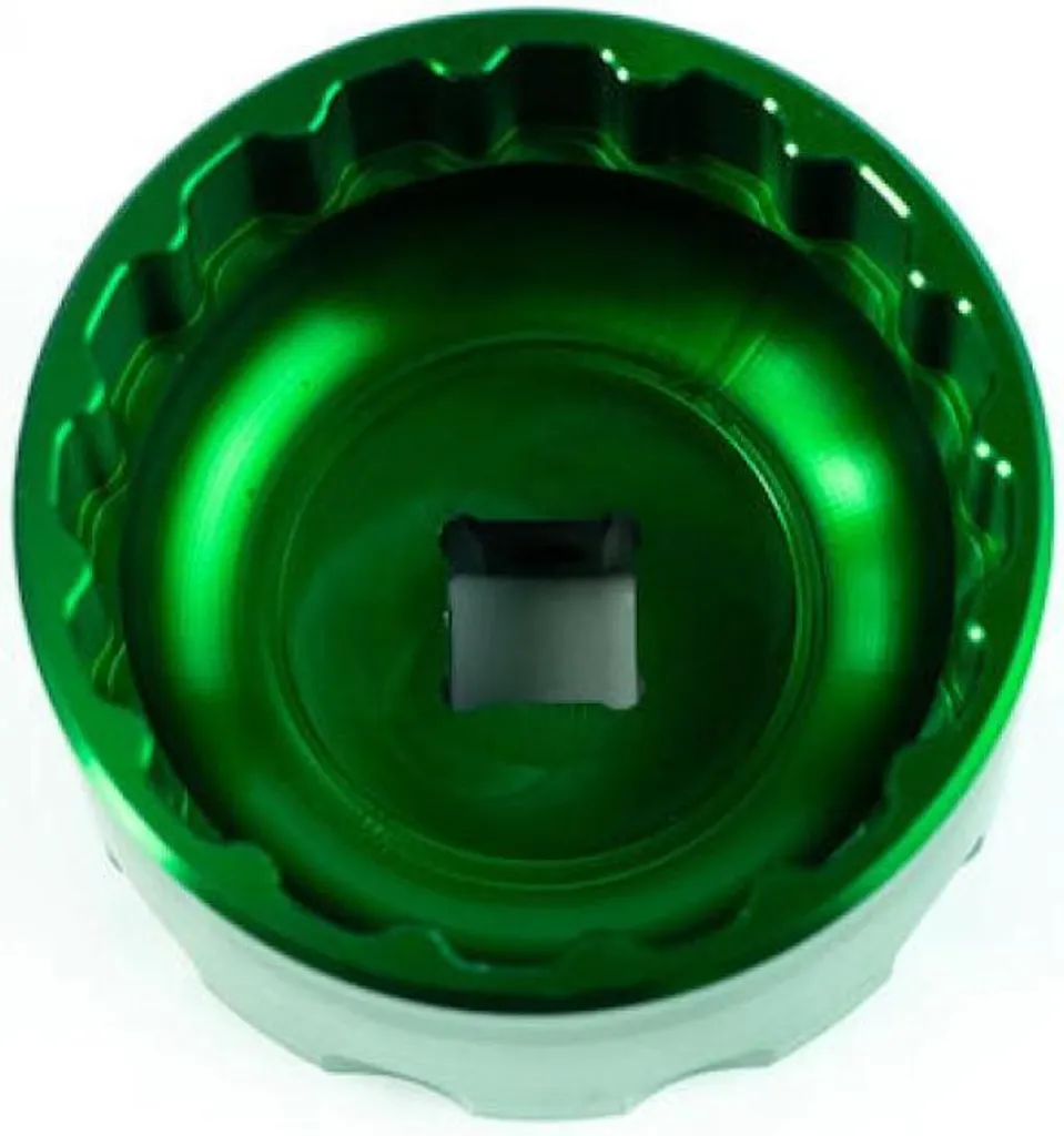 Outil boîtier de pédalier Abbey Tools 3/8 carré vert : fini les ripages
