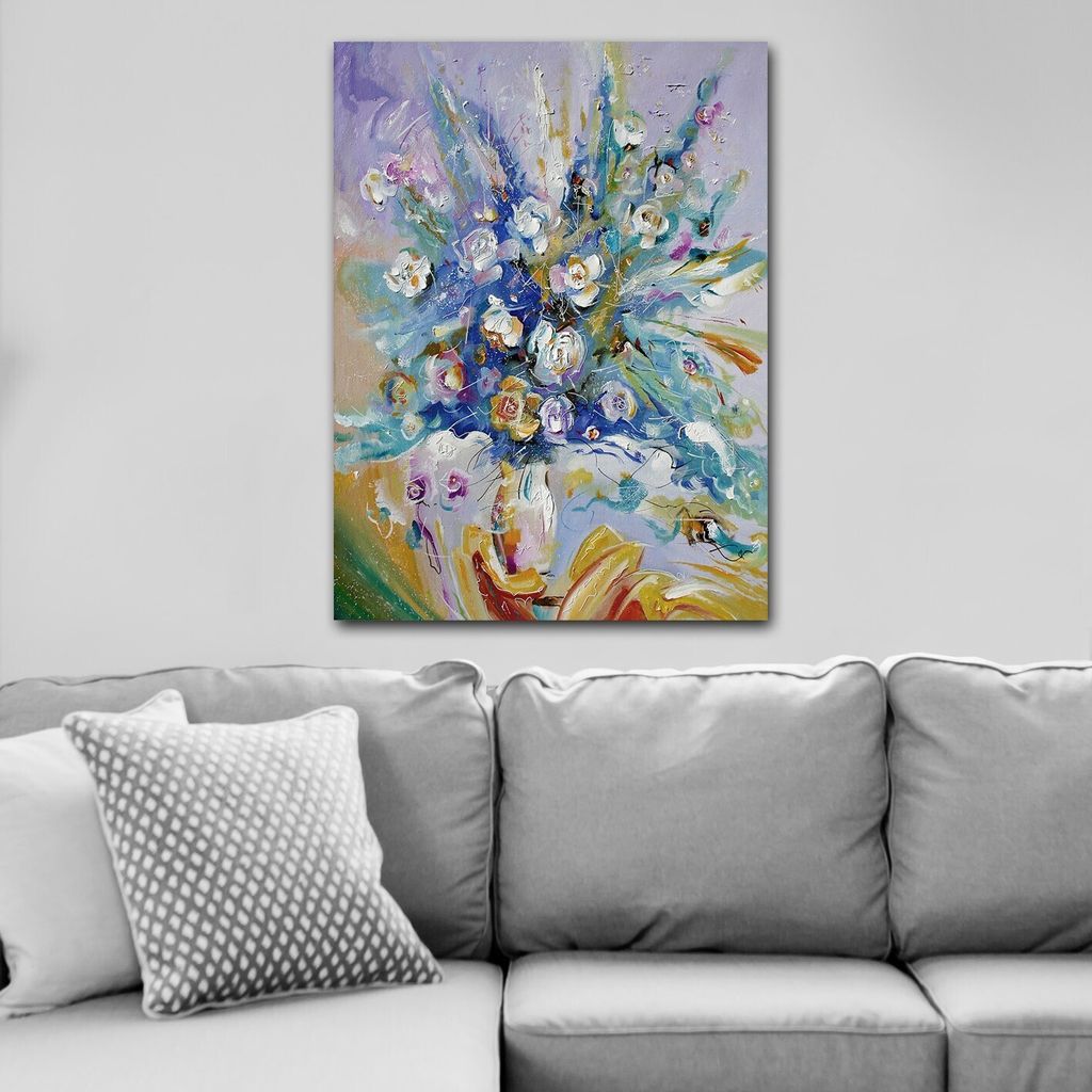 Wallity, 1100705519_70100- HPE1134, Bunt, Leinwandbilder, 70 x 100 cm, 100% Leinwand