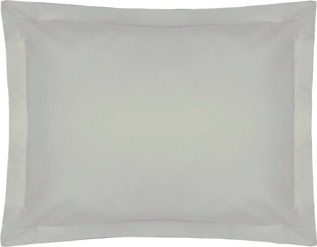 Federa Oxford Belledorm BM512 Platino | 100% Cotone Egiziano 75x50cm