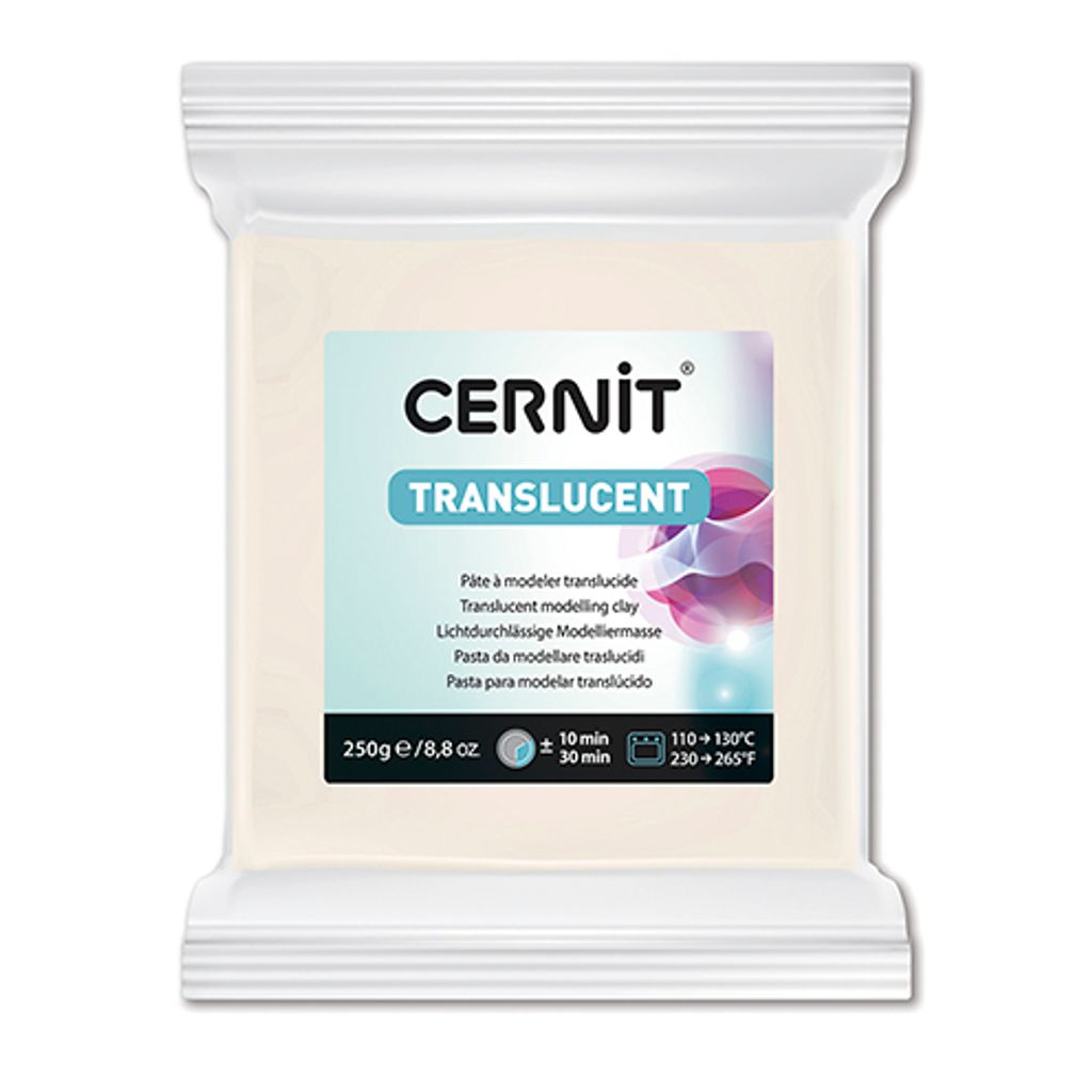 Cernit Translucent  90 x 80 x 27 mm 250 g transluzent Produktbild 
