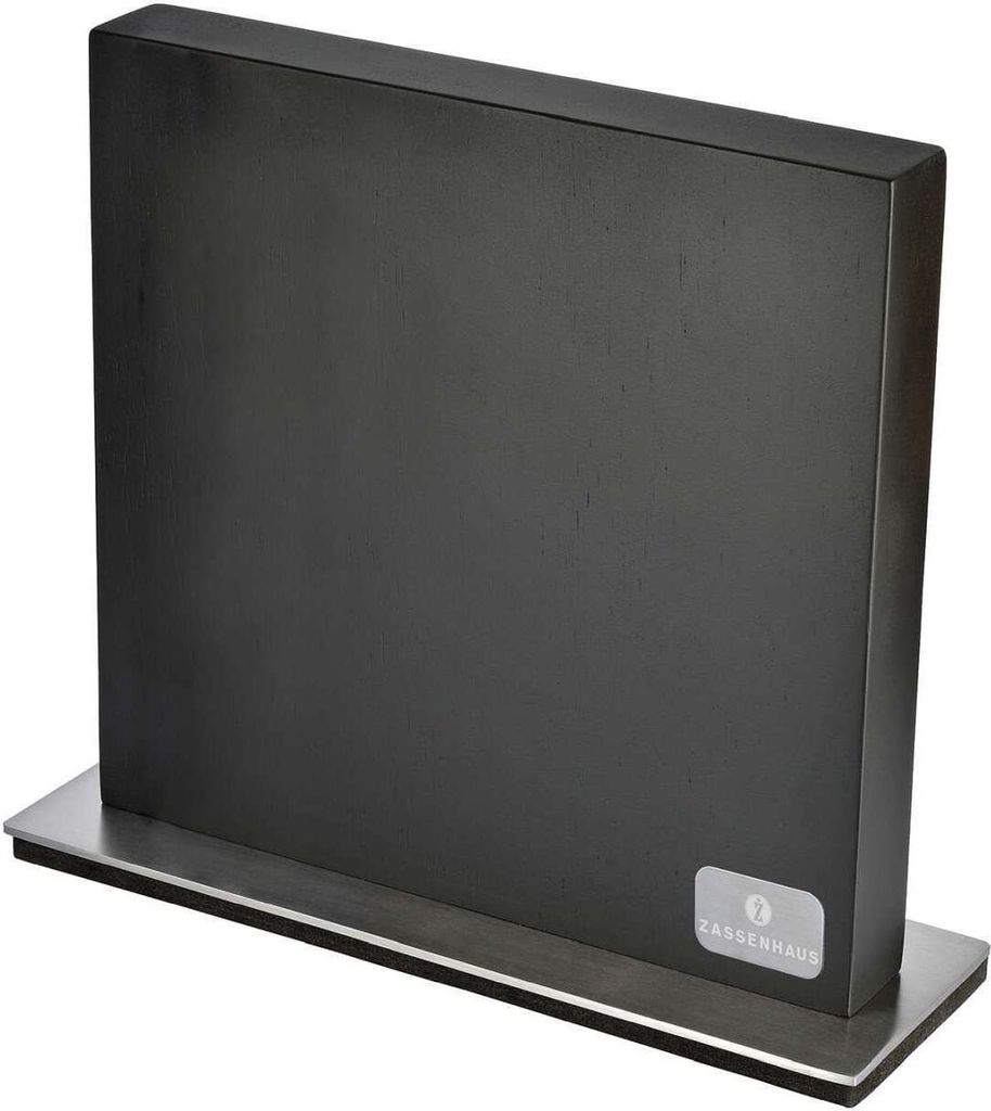 Magnet-Messerblock, Farbe:Gummibaum schwarz