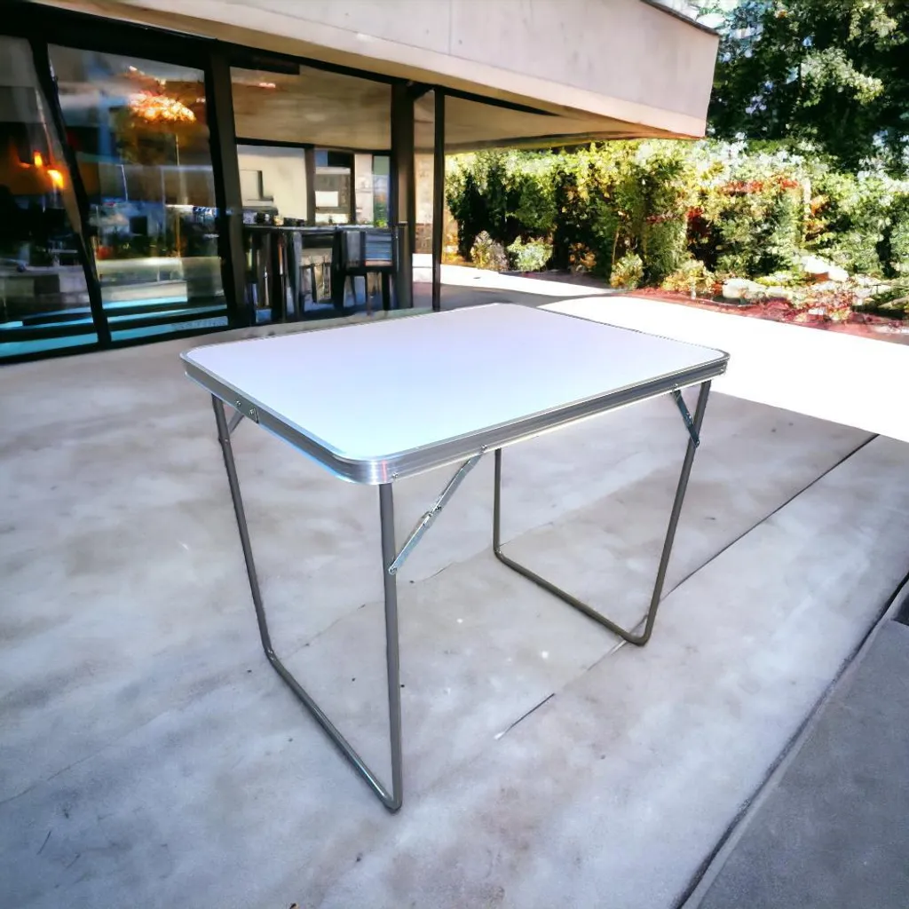 Table basse gain de place 80x60 cm Steely pliante et facile à ranger - 2