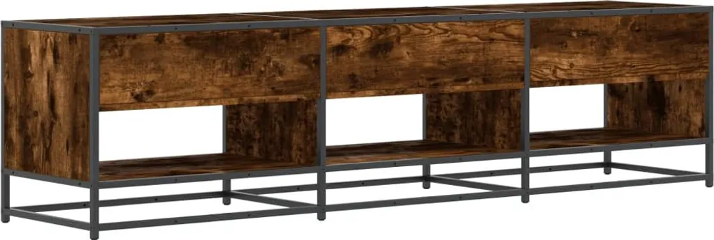 Mobile TV Moderno vidaXL Rovere Fumé 180cm | Arredo Soggiorno Smart