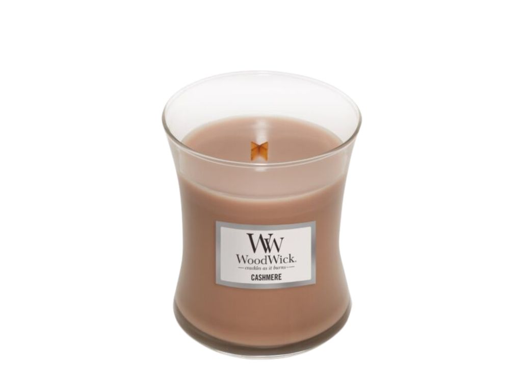 WoodWick Cashmere Duftkerze mit Holzdocht 275 g Produktbild 5