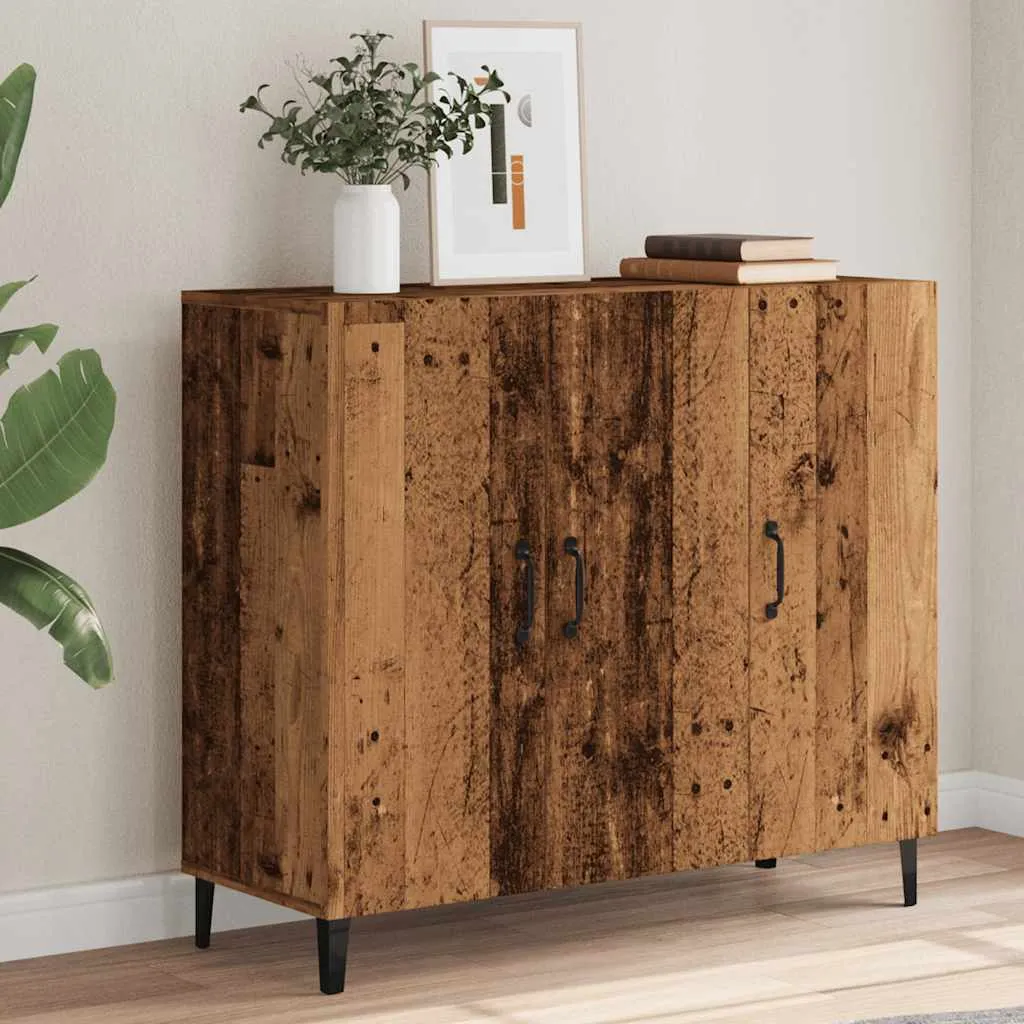 Mobile Credenza 90x34x80 cm Legno Invecchiato Cloris 2025 - Novità