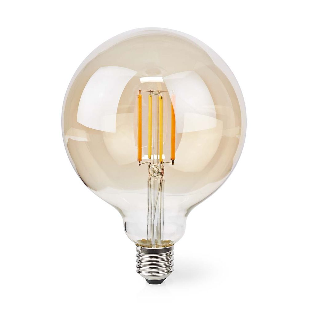 NEDIS WLAN Smart LED Birne – Warmweiß, Dimmbar Per App, E27 Fassung
