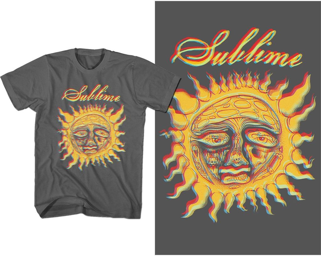 Sublime - T-Shirt für Herren/Damen Uni RO5571 (S) Produktbild 