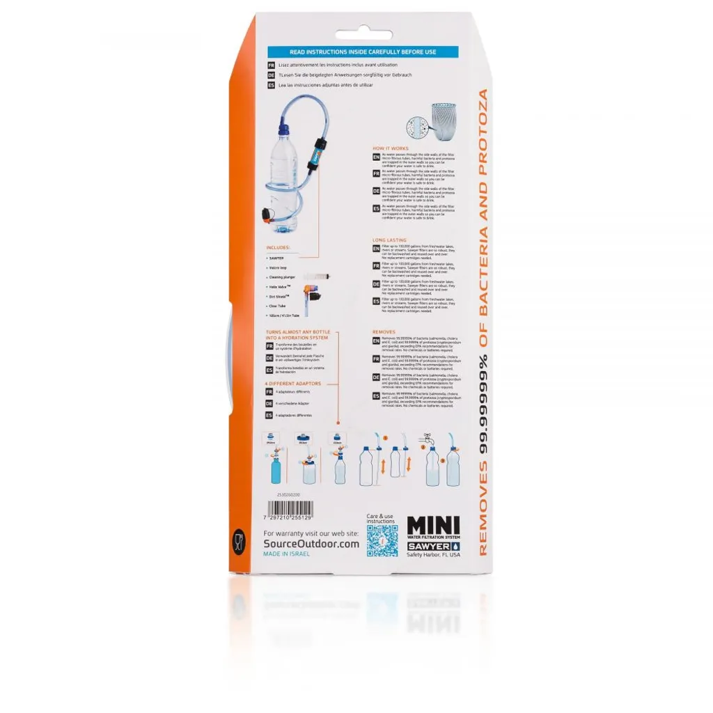 Accessoires filtre à eau de source et kit de connexion Sawyer - 12
