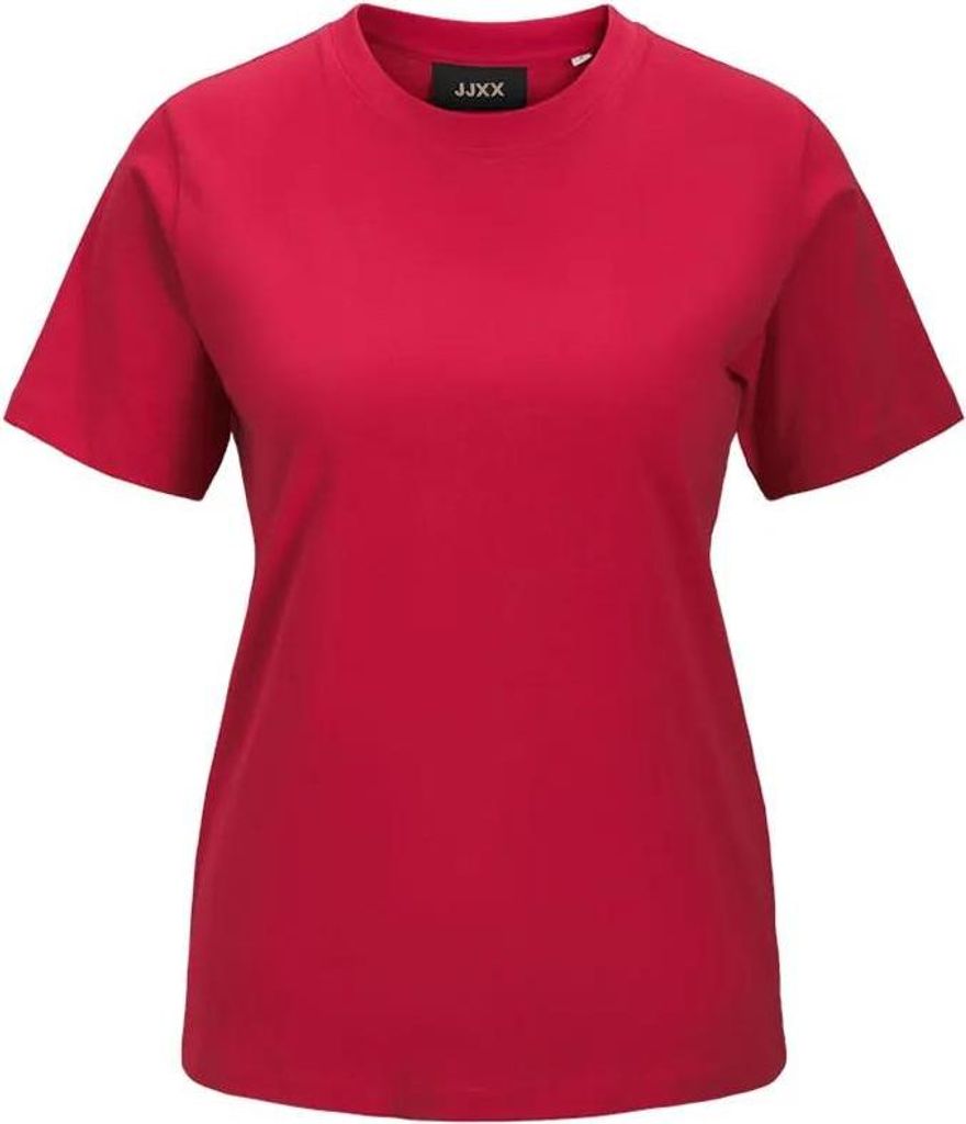Jack & Jones Anna Regular Every Jjxx Kurzarm-t-shirt Rot M Damen Rot M