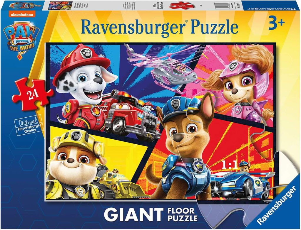 Ravensburger - Puzzle Giant collection: Paw Patrol 24 pieces - 1-39 dielov