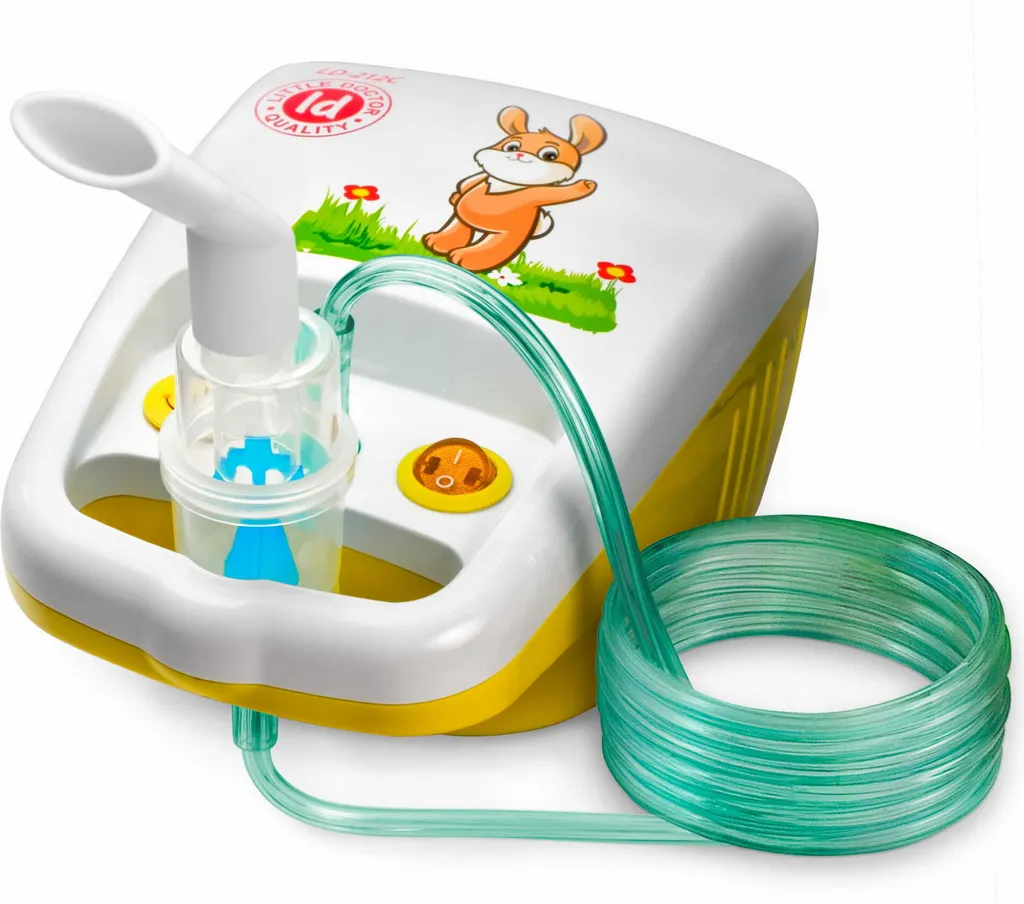 Little Doctor LD-212C inalatore a pistone con coniglietto + accessori 12 pz.