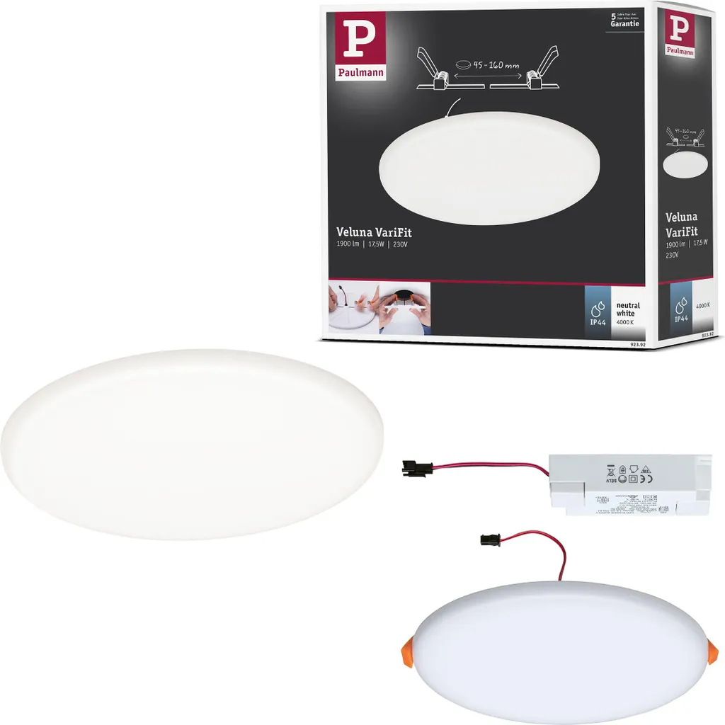 Pannello LED Paulmann Veluna VariFit: Illuminazione Frameless IP44
