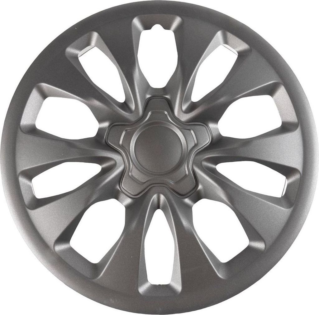 START Einzelne anthrazitfarbene Auto-Radkappe Monte Carlo 15'' aus ABS