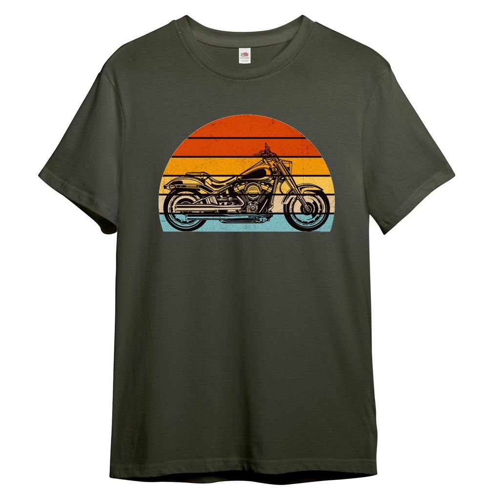 PAULGOS Herren T-Shirt "Retro Biker Shirt"