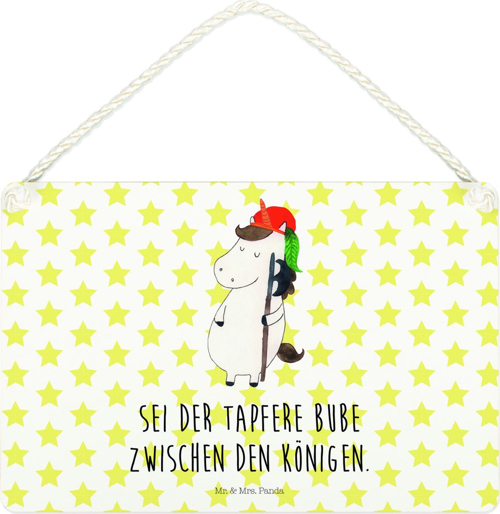Mr. & Mrs. Panda holzbild Einhorn Junge DIN A4 - Weiß - Geschenk, Unicorn, wandtafel, wandhänger, Wandbild Holz, Schild, Einhörner, Mittelalter,...
