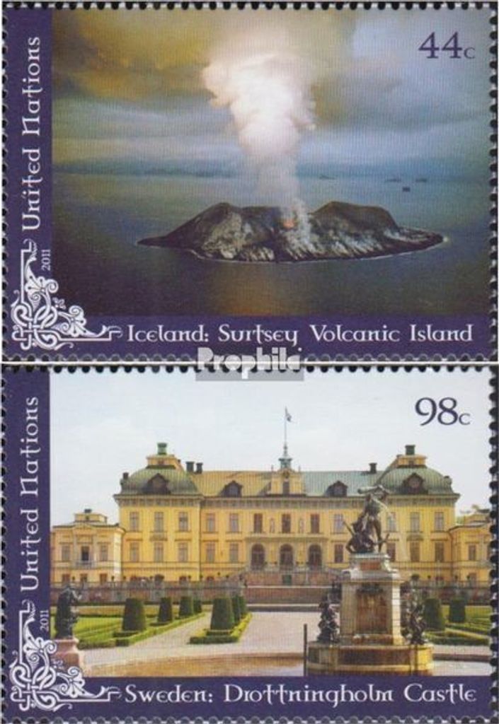 Briefmarken UNO - New York 2011 Mi 1272-1273 (kompl.Ausg.) postfrisch Nordische Länder