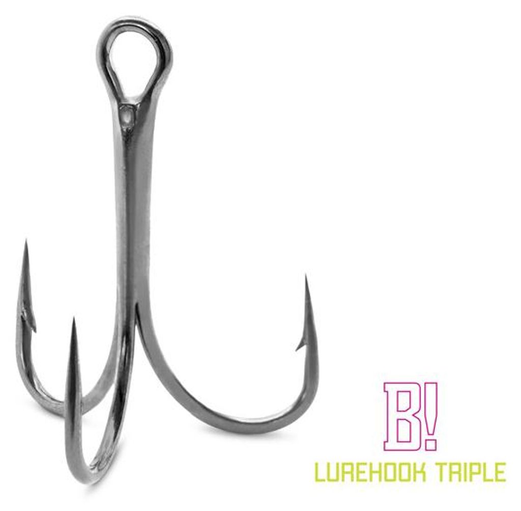 DELPHIN B! LureHook TRIPLE, Drillingshaken, 6 Stk, 101005376