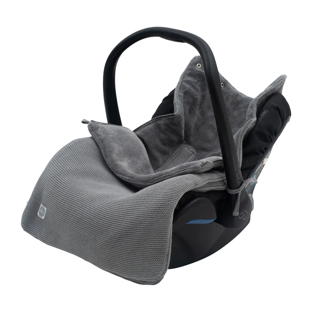 Sac de couchage bébé Jollein Basic Knit Gris pierre - Maille ultra douce