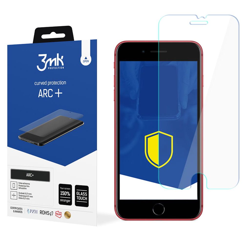 3mk Display Schutzfolie ARC+ für Apple iPhone SE 2020/2022 0,17mm Self-Heal